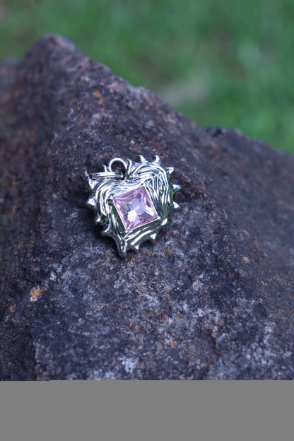 Amethyst Pendant stainless steel men's pendant India