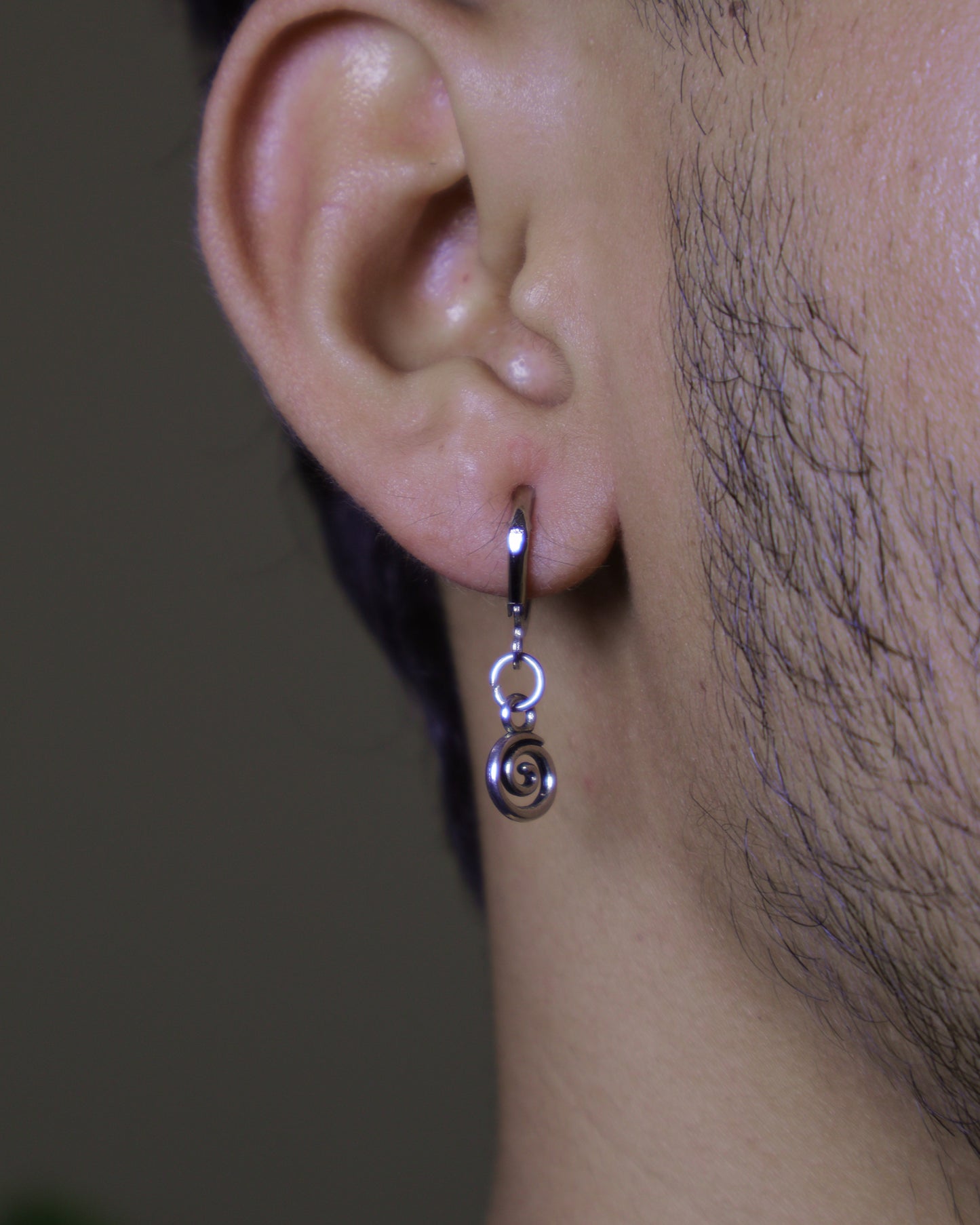 Men's Swirl Earrings - Urban Statement Jewellery | Edgy Accessories India
