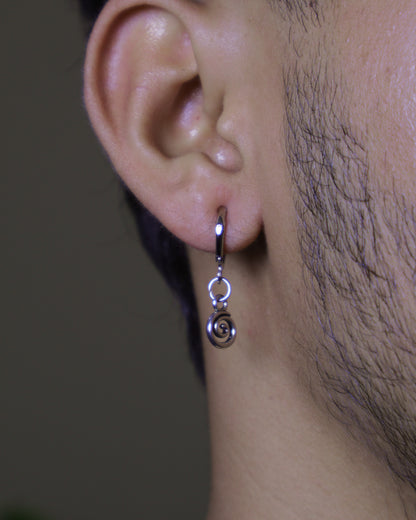 Men's Swirl Earrings - Urban Statement Jewellery | Edgy Accessories India