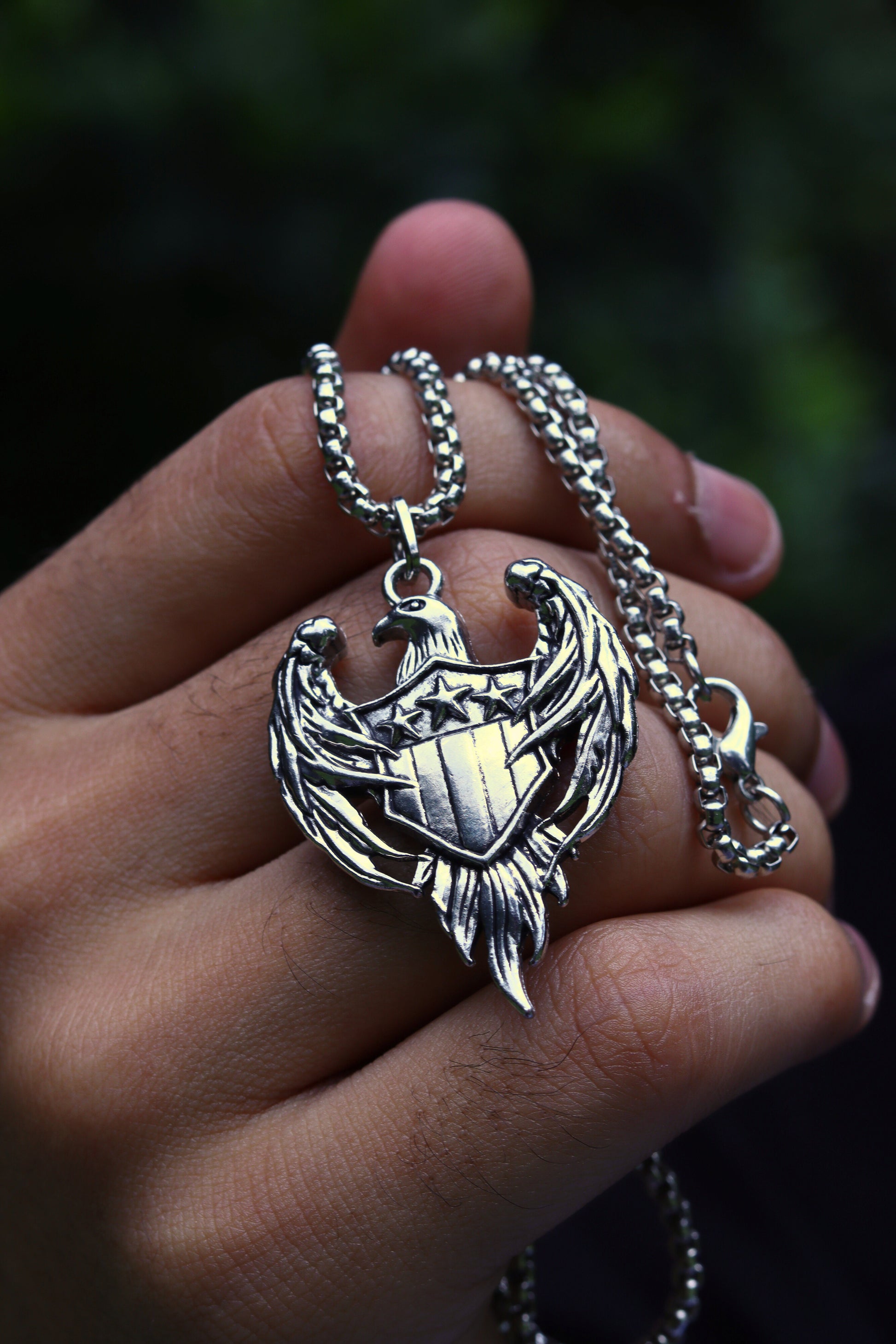 Sovereign Pendant worn — men's pendant India