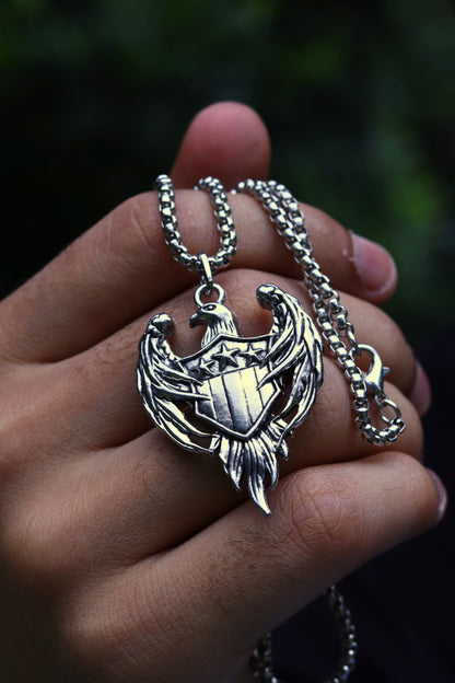 Sovereign Pendant worn — men's pendant India