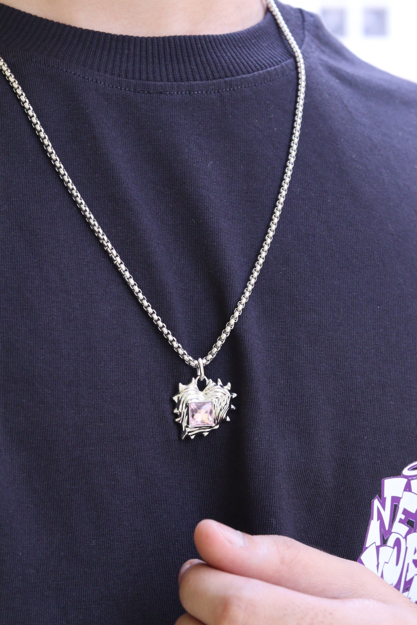 Amethyst Pendant — men's pendant by Drippin'gear.